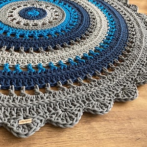 Handmade Rug | Crochet Rug | Boho Rug | Washable Cotton Rug | Natural Carpet | Cotton Cord Rug | Modern Rug | Floor Rug | Scandinavian Rug