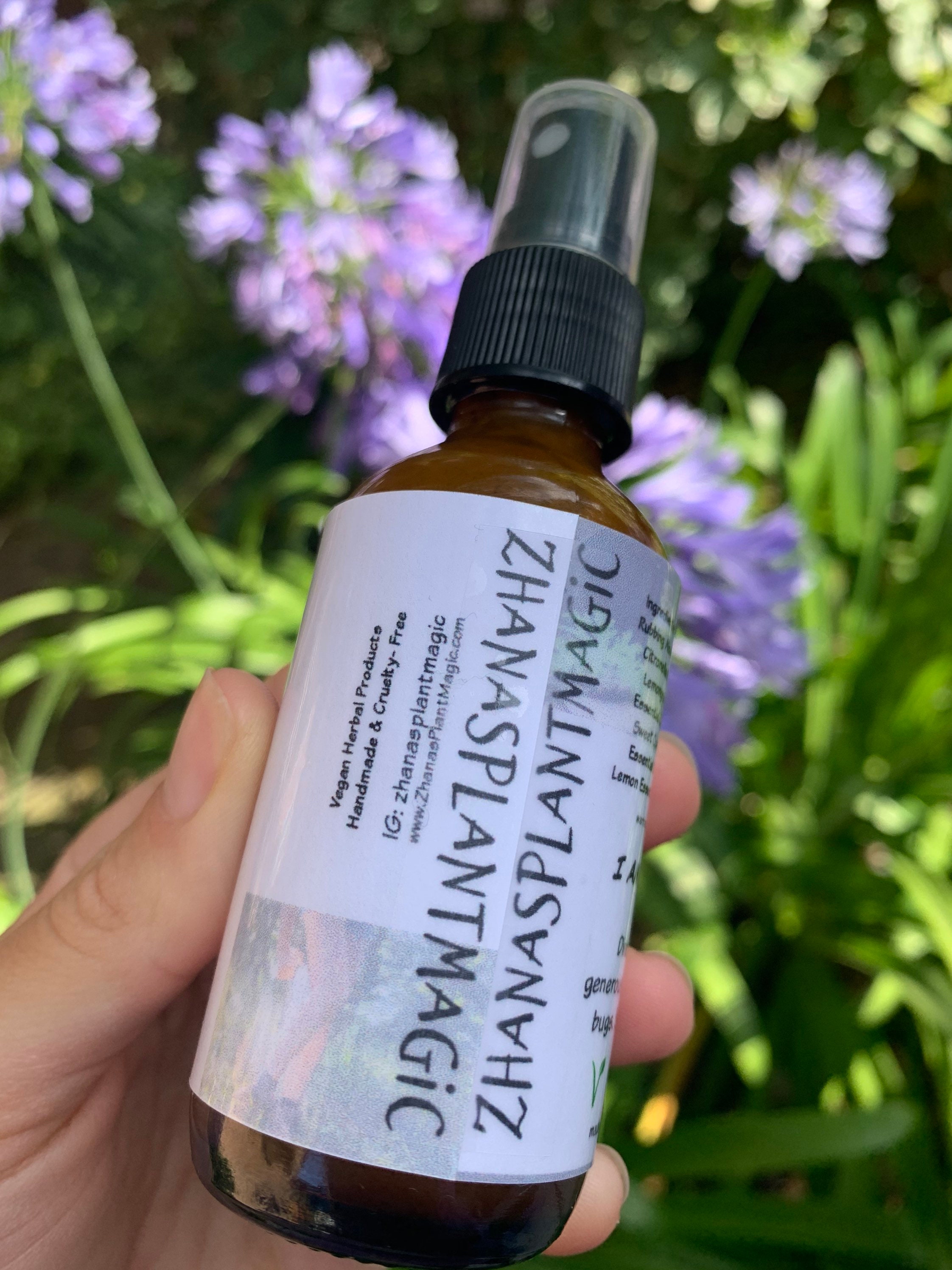 Bye Bug Spray Insect Repellant 2oz Citronella & Cinnamon Etsy