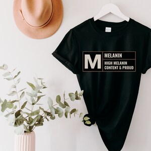 Melanin T-shirt, Melanin Shirt, Melanin Queen, Black Girl Magic, Black Lives Matter, Women&#39;s Shirt, Black Mother Shirt, Black Girl Gift