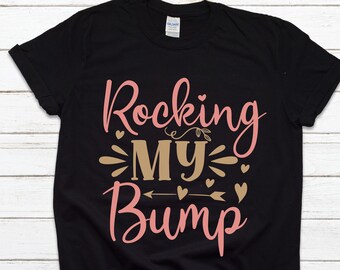 Schaukeln meine Bump Shirt, Schwangerschaft Ankündigung, Baby-Dusche-Geschenk, Mama zu sein Shirt, lustige Schwangerschaft T-Shirt, neue Mama T-Shirt, Muttertagsgeschenk