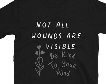 Sé amable con tu camisa mental, camisas de salud mental, camisa de asuntos de salud mental, conciencia de salud mental, salud mental de las mujeres, camisa de ansiedad