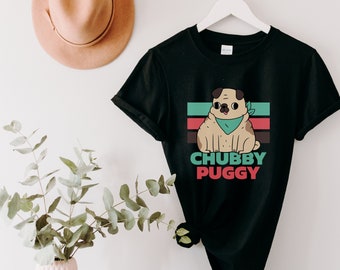 Chubby Mops Shirt,Mops Shirt,Mops Shirt,Niedlich Mops Geschenk Shirt,Mops Liebhaber Shirt,Mops Tshirt,Hunde Liebhaber Shirt,Hund Shirt,Unisex,T-Shirt