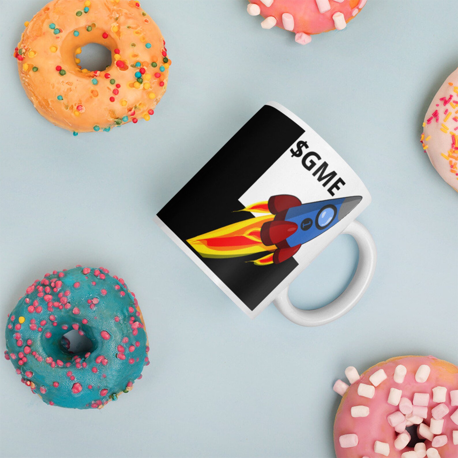 GME to the Moon COFFEE MUG Gamestop Stock Mug Etsy