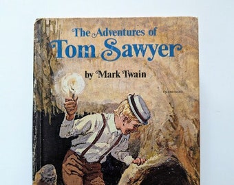 The Adventures of Tom Sawyer Mark Twain Whitman Hardcover 1971 Unabridged