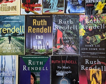 Ruth Rendell Infector Wexford Taschenbuch Novels Bücher Bundle Lot von 13