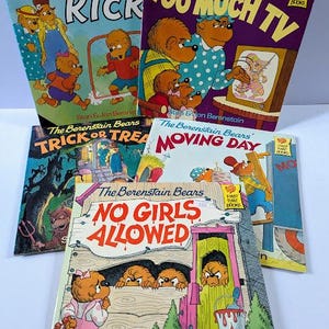 The Berenstain Bears Books Bundle Lot of 5 Paperback Vintage