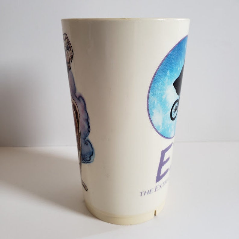 Vintage ET The Extra Terrestrial Collectible Drink Cup Deka Universal Studios image 4