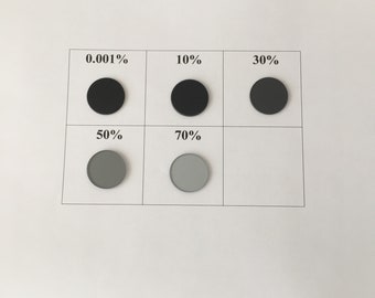 24mm ND Filter Grey Glass Multiple Transmittance 10、 30、 50、 70percent