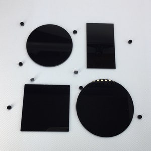 ZWB3 UG5 U330 253.7nm 254nm UV Pass Filter Ultraviolet Bandpass glass Used on Mineral Fluorescence Lamp UV Transilluminator