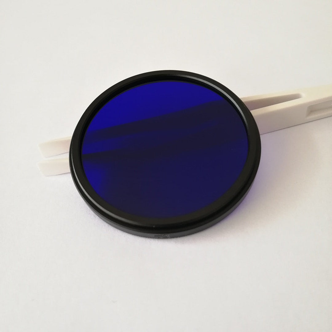 Multiple Size UVIR Camera Filter Photography ZB2 BG3 Violet Blue