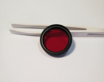 Filtro de paso largo infrarrojo IR de 650nm de varios tamaños, vidrio óptico rojo oscuro HB650 para fotografía de cámara