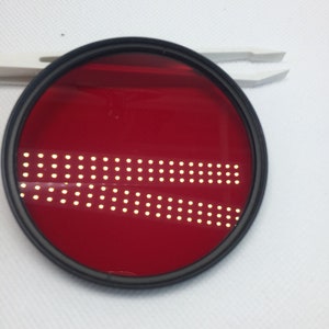 Multiple size HB630 RG630 630nm IR Infrared Long Pass Filter Visible light Absorbing Glass image 5