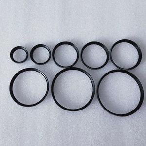 Multiple size Outer Ring used for Camera Filter Protecting Windows with only size printing