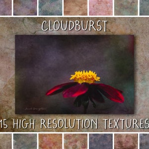 Fine Art Photoshop Textures, Cloudburst Collection fine art grunge textures for creative photographers image 1