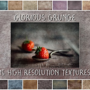 Fine Art Grunge Textures voor Photoshop, Glorious Grunge digitale textuur collectie voor fotografen
