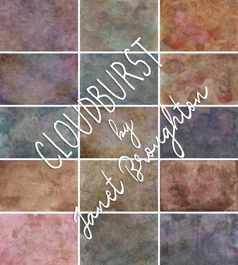 Fine Art Photoshop Textures, Cloudburst Collection fine art grunge textures for creative photographers image 2