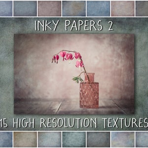 Digital Texture Overlays for Photographers, Inky Papers 2. image 1