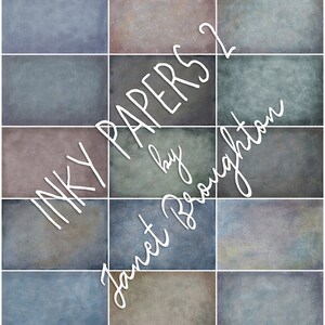 Digital Texture Overlays for Photographers, Inky Papers 2. image 2