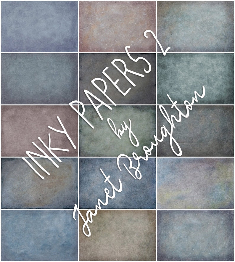 Digital Texture Overlays for Photographers, Inky Papers 2. image 2