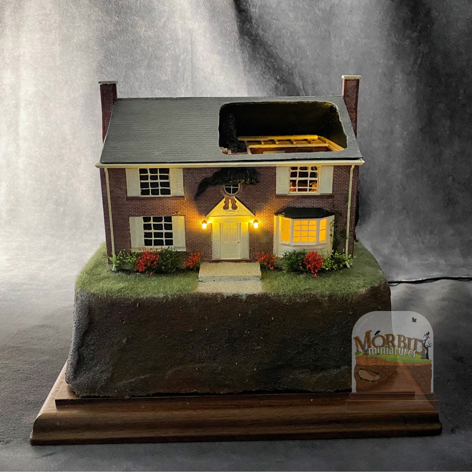 Miniature St. Louis Exorcist House OOAK Handmade Etsy