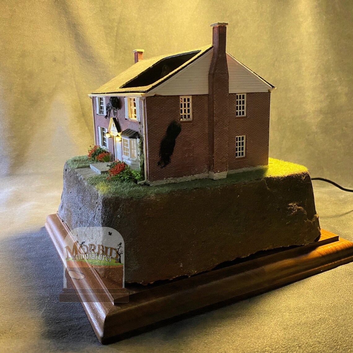 Miniature St. Louis Exorcist House OOAK Handmade Etsy