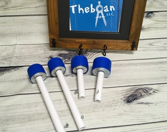 Theboan Cup Chuck Bundle  (4) Blue with Optional Magnetic Arms