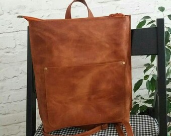Leather Backpack 8620 main image 0