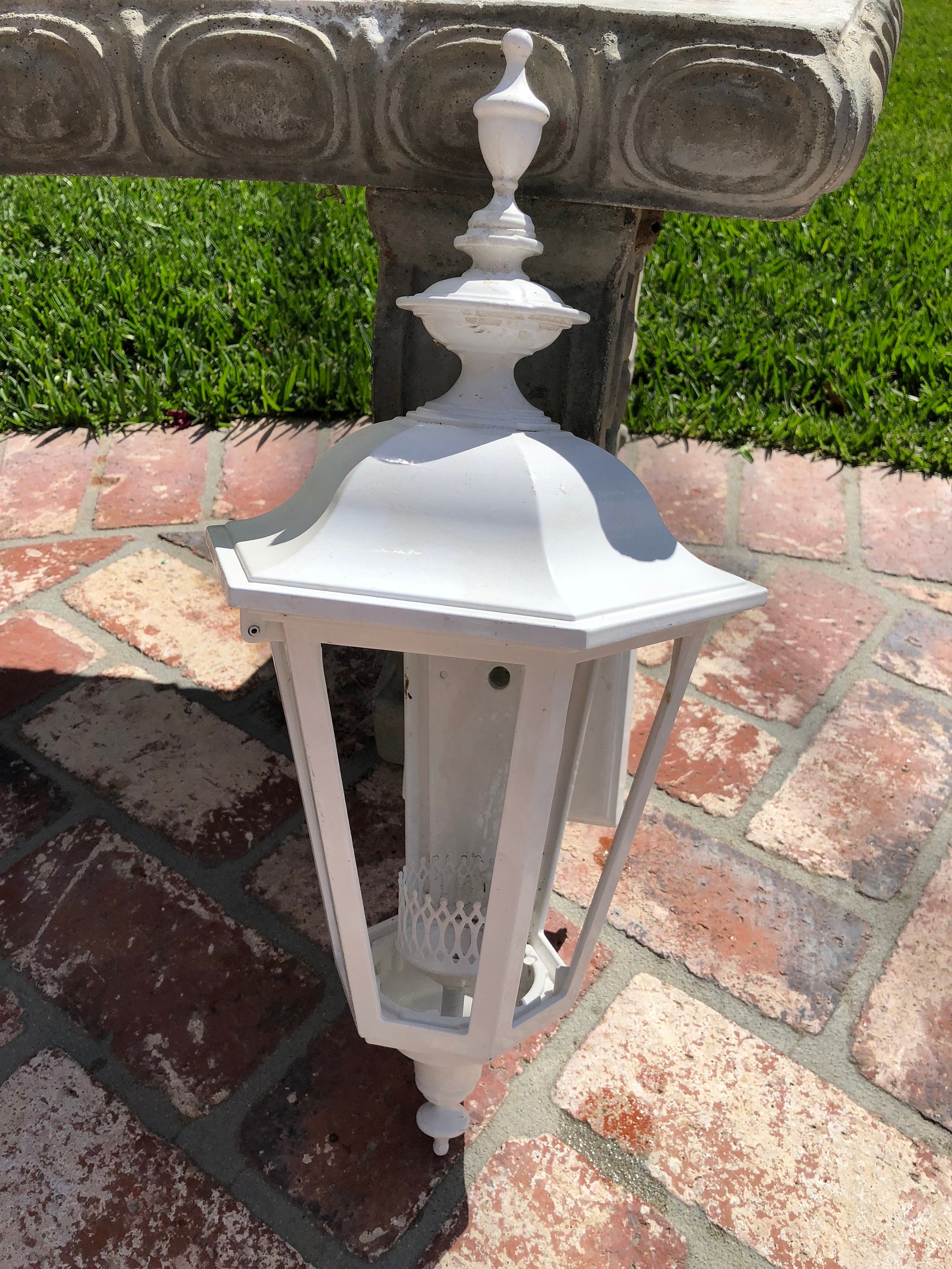 Vintage outdoor light fixtures Etsy