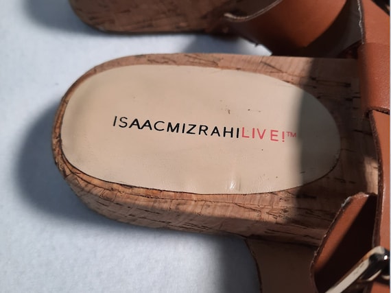 SZ  6 M\Vintage Isaac Mizrahi Live Tan Sandals - image 4