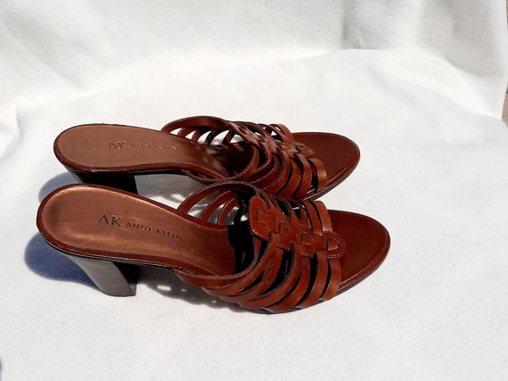 SZ  7M\Vintage Women's\Anne Klein\Dark Tan\Sandal… - image 1