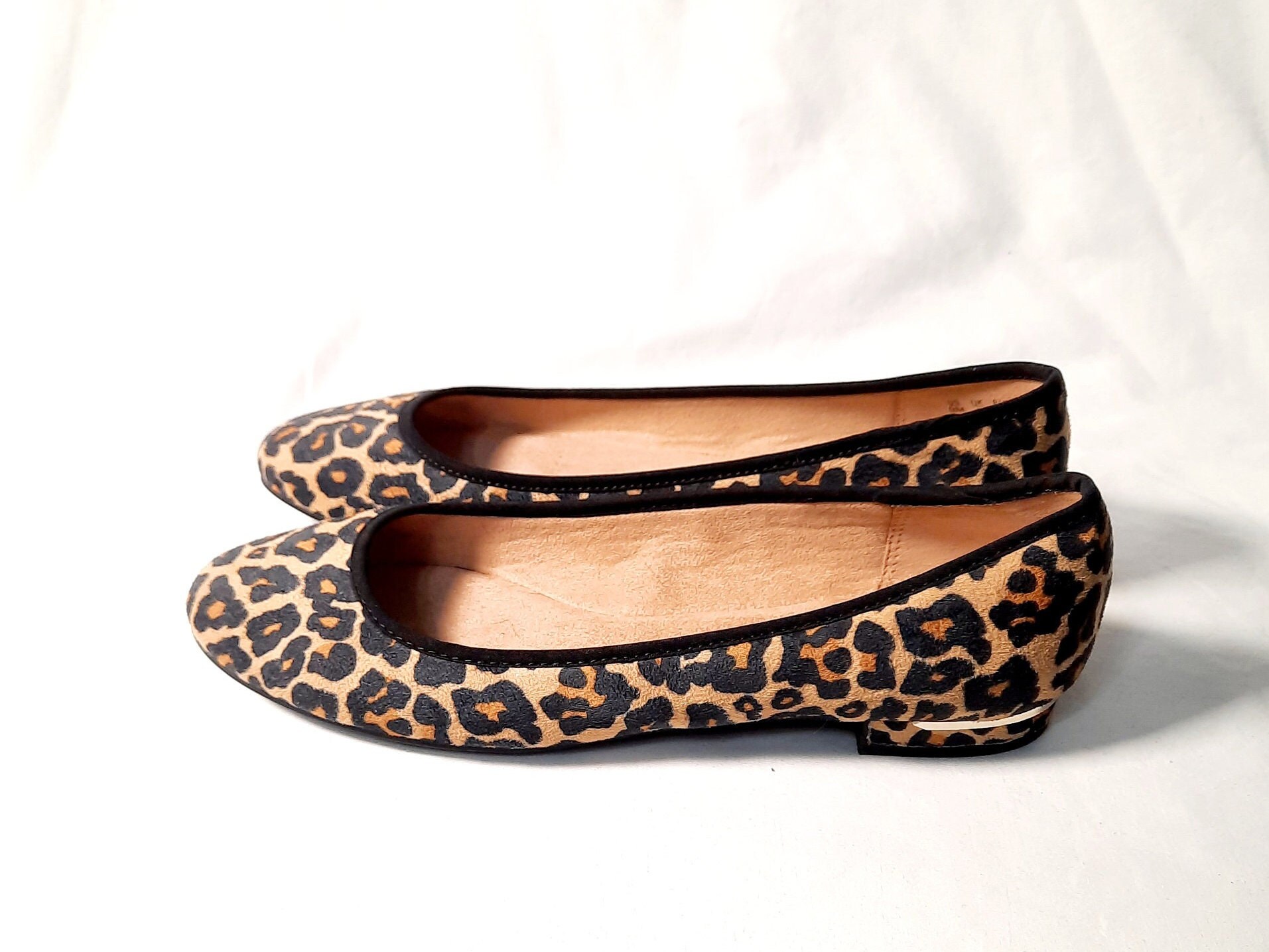 Leopard slip on flats Clearance