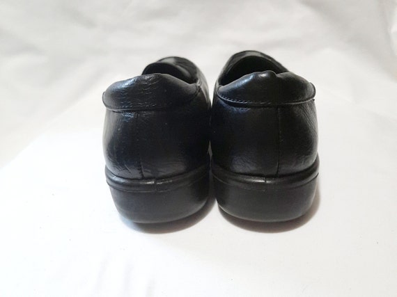 Sz  9.5M\Vintage Women Easy Street Black Flats Lo… - image 5