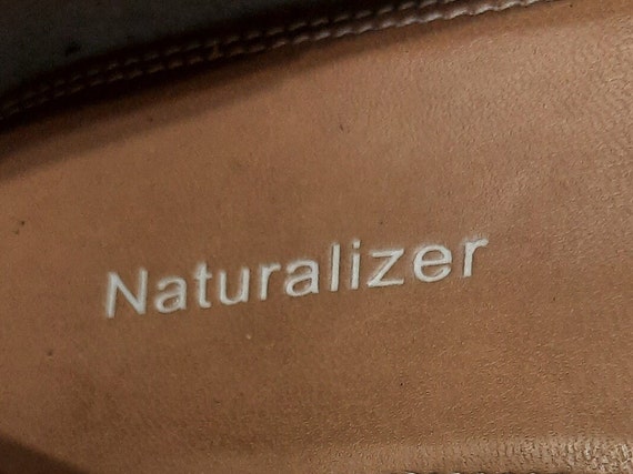 SZ 7.5W\Vintage Naturalizer Dark Tan Leather Uppe… - image 7