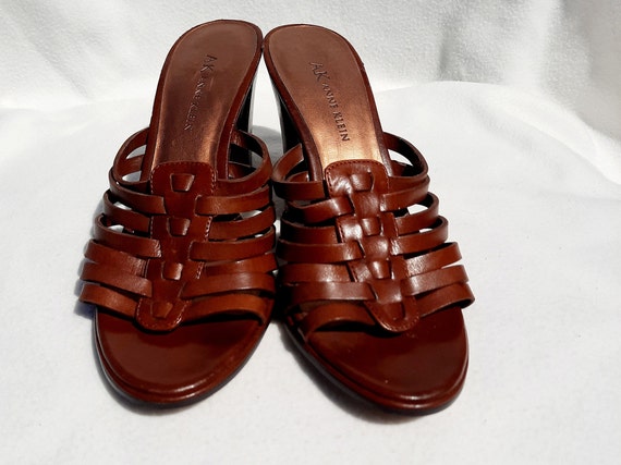 SZ  7M\Vintage Women's\Anne Klein\Dark Tan\Sandal… - image 2