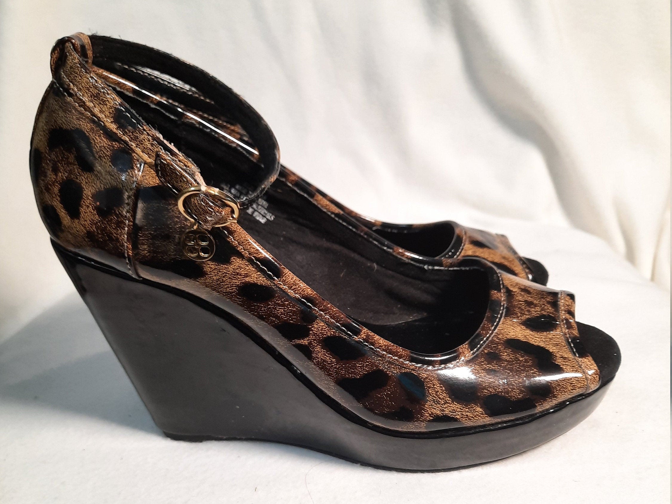 Leopard Print Wedges - Etsy