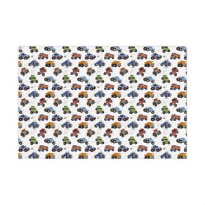 Monster Truck Gift Wrap for Birthday Boy Monster Jam Party Decor Christmas wrapping paper for baby shower image 4