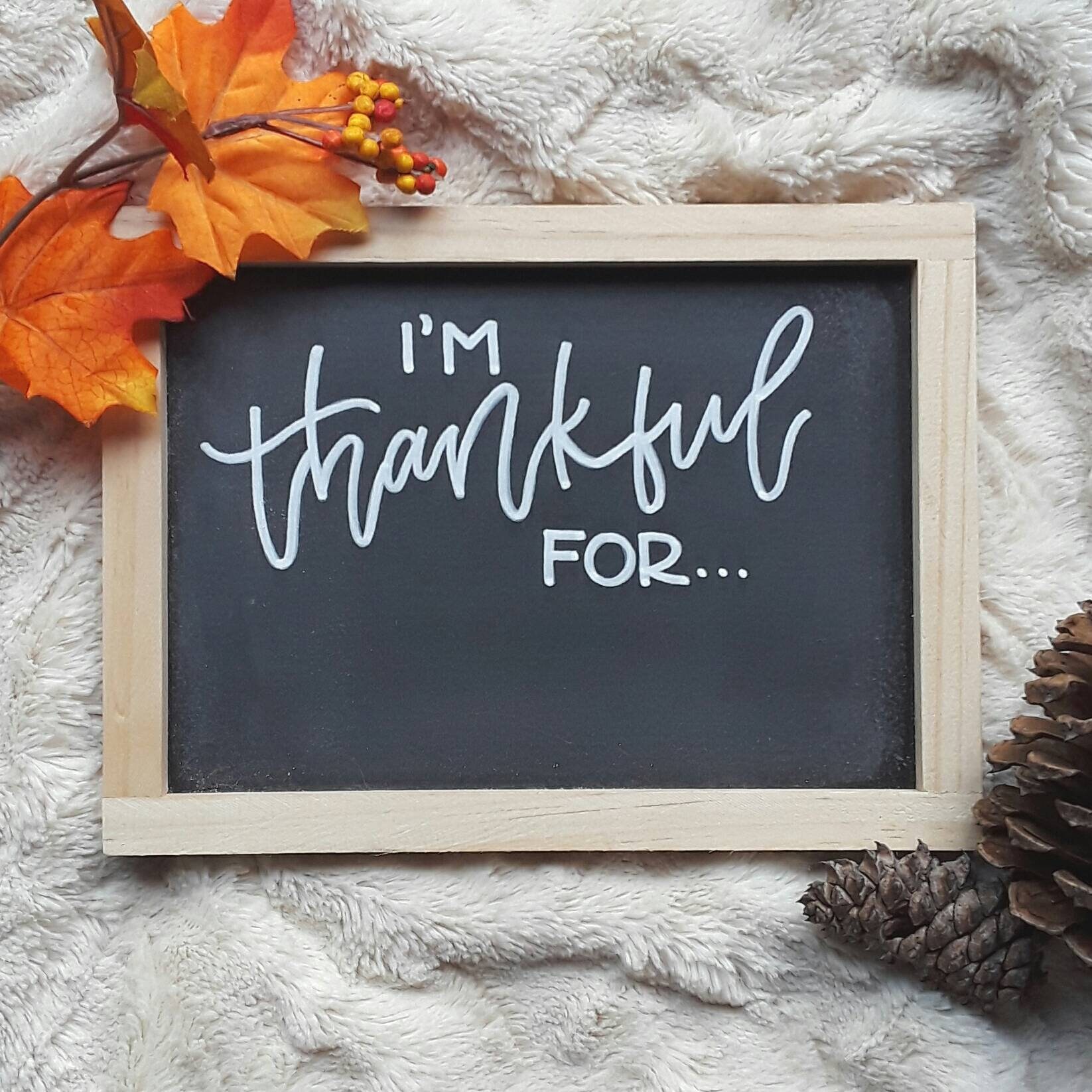 Fall Sign | Chalkboard Sign | Fall Decor | Hand Lettered Sign | I'm ...