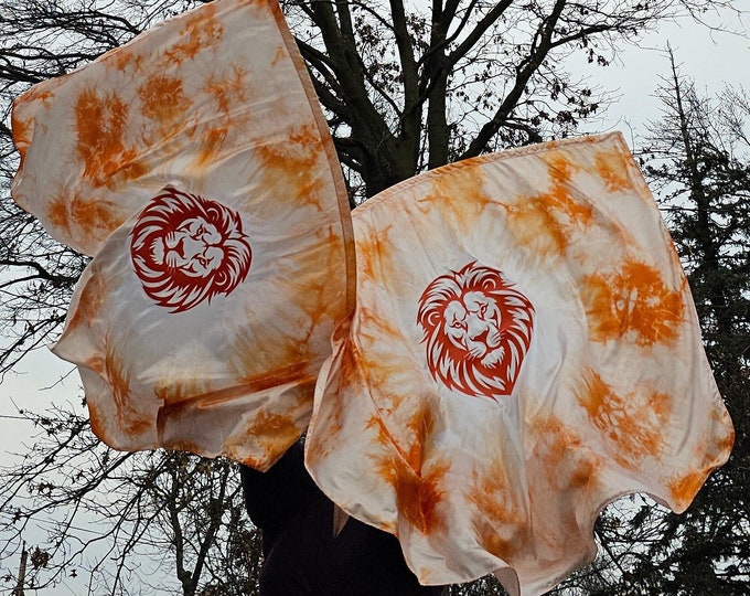 READY TO SHIP - Lion of Judah - Worship Flags, Dance Flags, Praise Flags