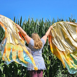 Heaven&#39;s Fire - Worship Flags, Dance Flags, Praise Flags
