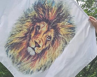 Lion of Judah - Worship Flag, Dance Flag, Praise Flag