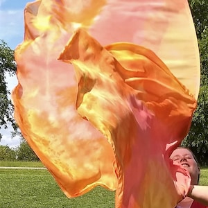 Consuming Fire Worship Flags, Dance Flags, Praise Flags image 1