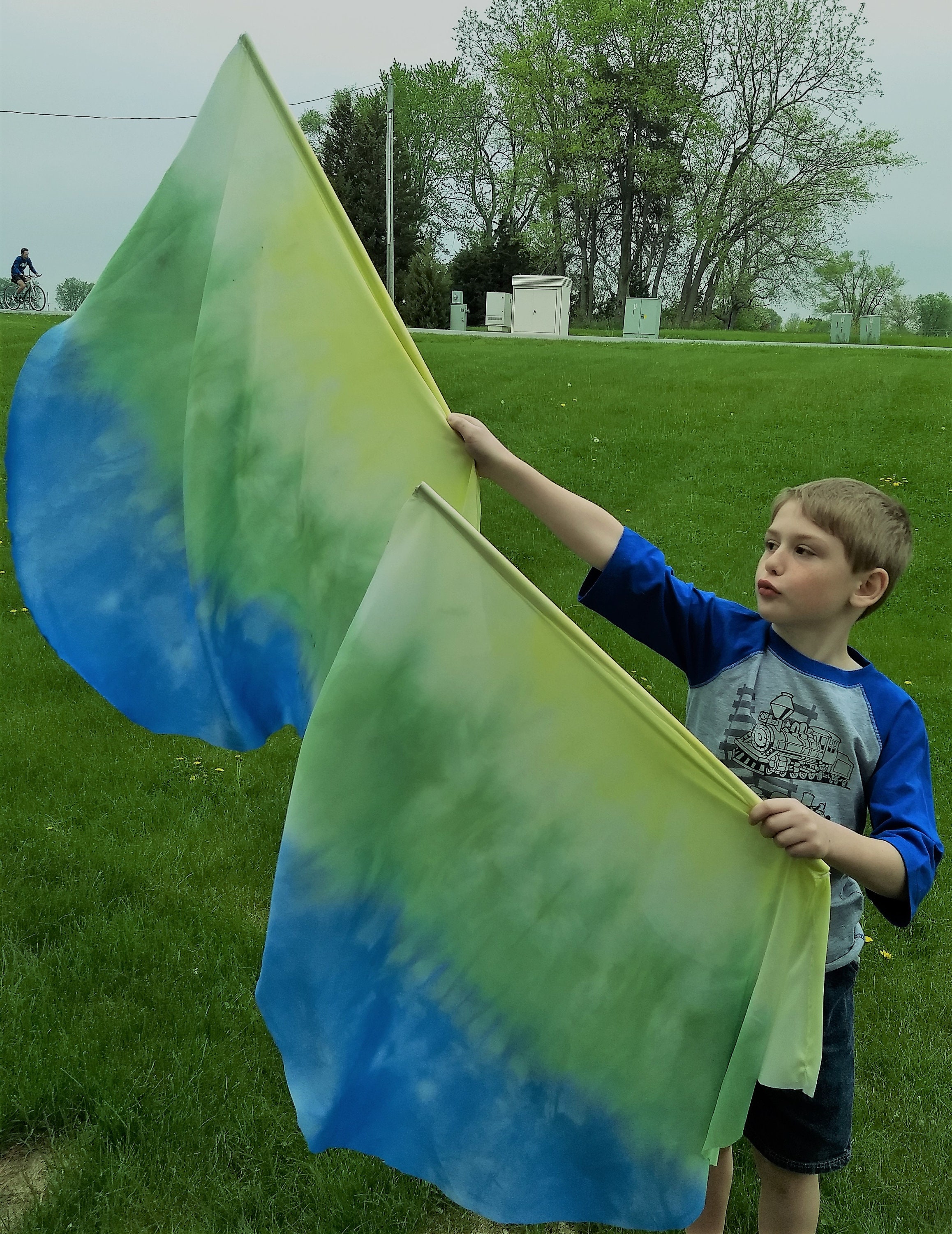 New Life - Worship Flags, Dance Flags, Praise Flags - Child Size