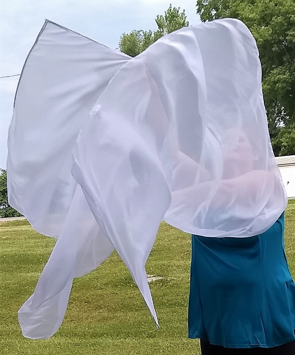 Weighted Worship Swing Flags Praise Flags Dance Flags Set Etsy