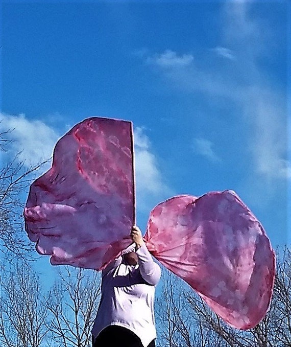 Worship Flags, Dance Flags, Praise Flags, Angel Wings, Swing Flags, Hand Dyed Crimson Waves Worship Flags, Dance Flags, Praise Flags, Angel Wings, Swing Flags, Hand Dyed Crimson Waves