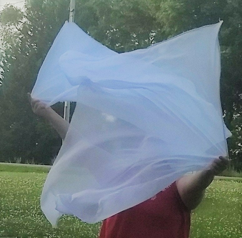 Weighted Worship Swing Flags, Praise Flags, Dance Flags, Set of Two