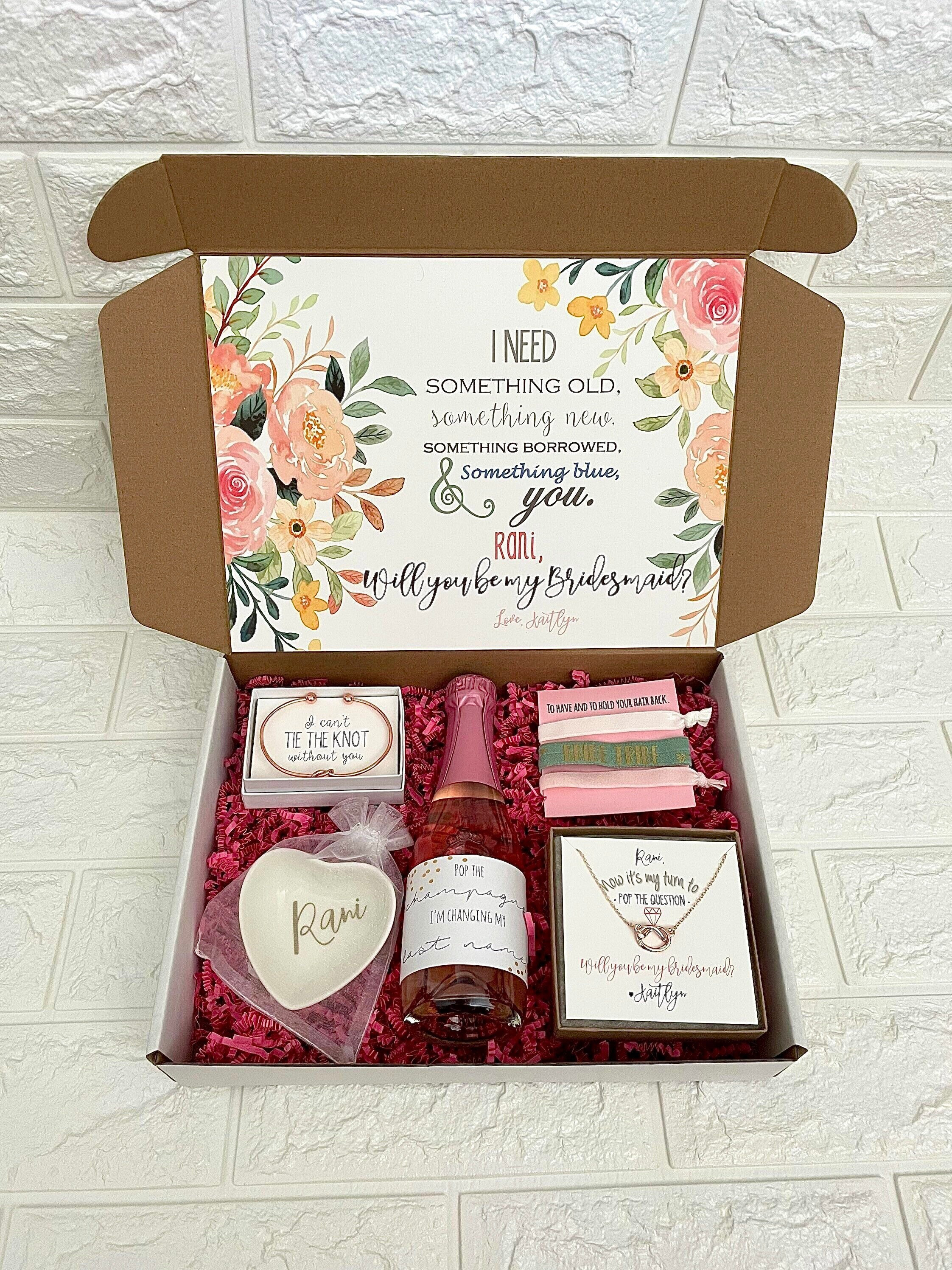 CUSTOM Will You Be My Bridesmaid Proposal Box MOH Box