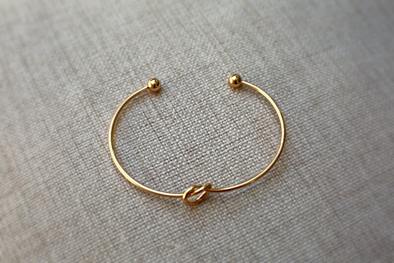 multiple sets of bridesmaid bracelet bridesmaid proposal Thank you for helping us tie the knot knot bracelet tie the knot gold
