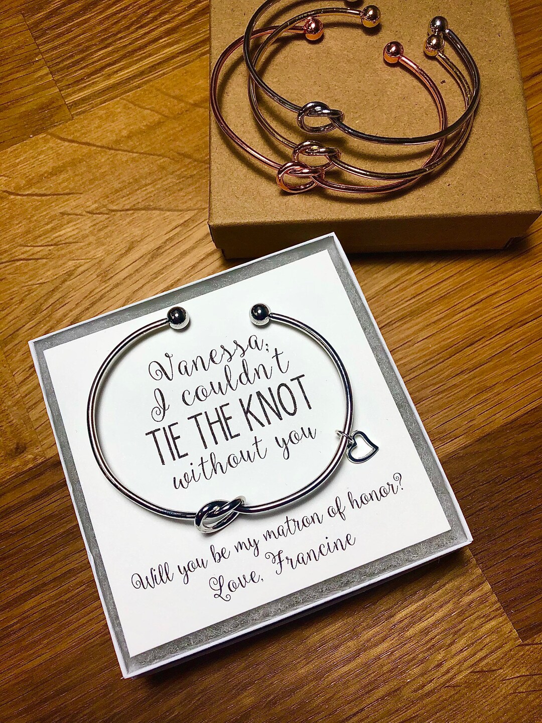 Custom I Can't Tie the Knot Without You|bridesmaid Proposal|tie the ...