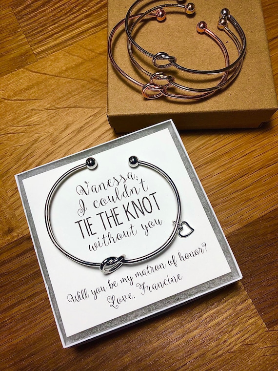 Etsy tie shop the knot bracelet