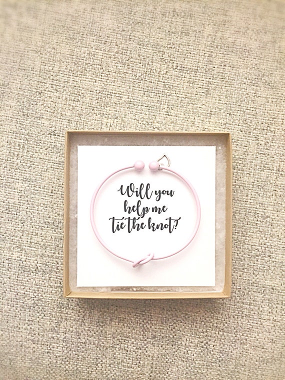 Etsy tie shop the knot bracelet